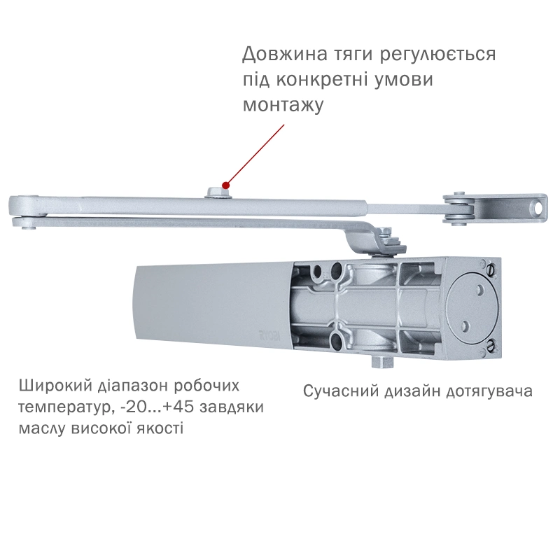 Доводчик дверной Ryobi - Купить доводчик Риоби в Киеве, Украине • Цена в АРС